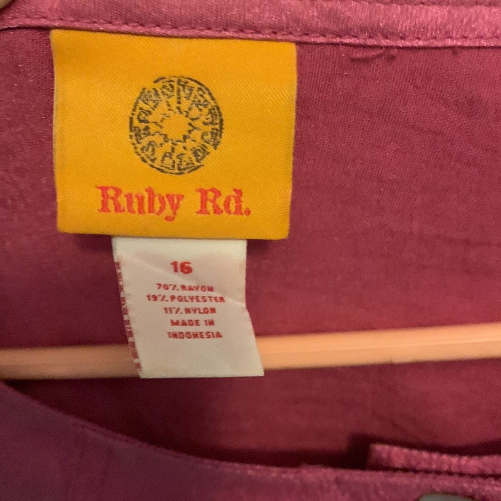 Ruby Rd. Magenta Jacket - Picture 3 of 3